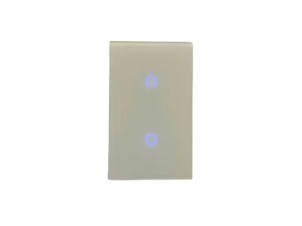 Touch Pro Smart Switch 2-Gang White panel